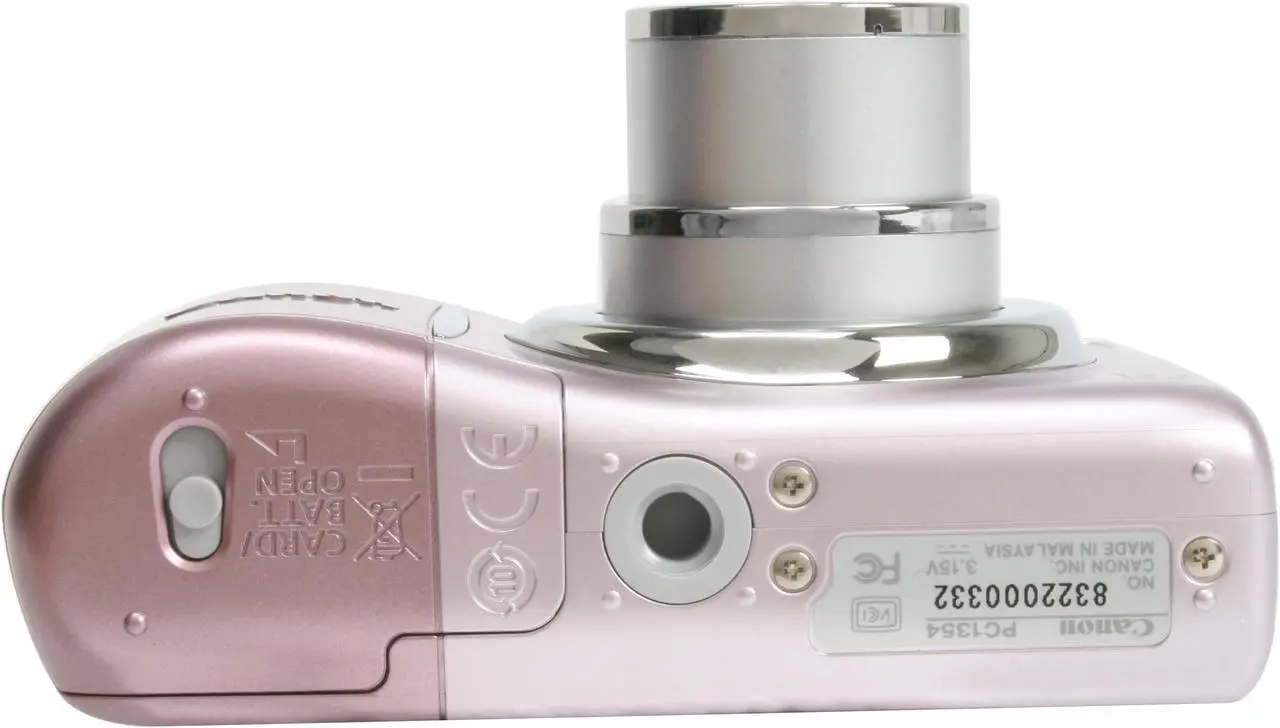Alt view image 10 of 12 - Canon PowerShot A1100 IS Pink 12.1 MP 4X Optical Zoom Digital Camera