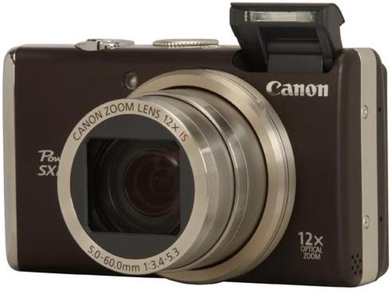Main image of Canon PowerShot SX200 IS Black 12.1 MP 12X Optical Zoom 28mm Wide Angle Digital Camera