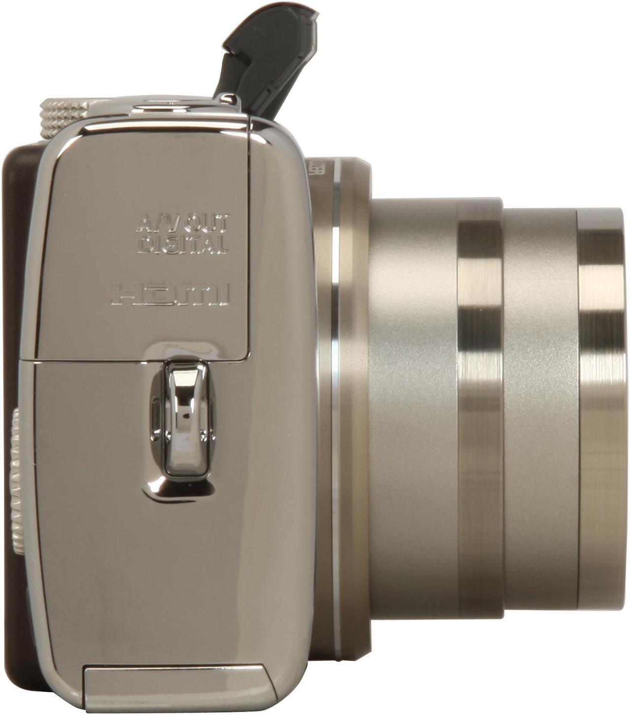 Alt view image 6 of 11 - Canon PowerShot SX200 IS Black 12.1 MP 12X Optical Zoom 28mm Wide Angle Digital Camera