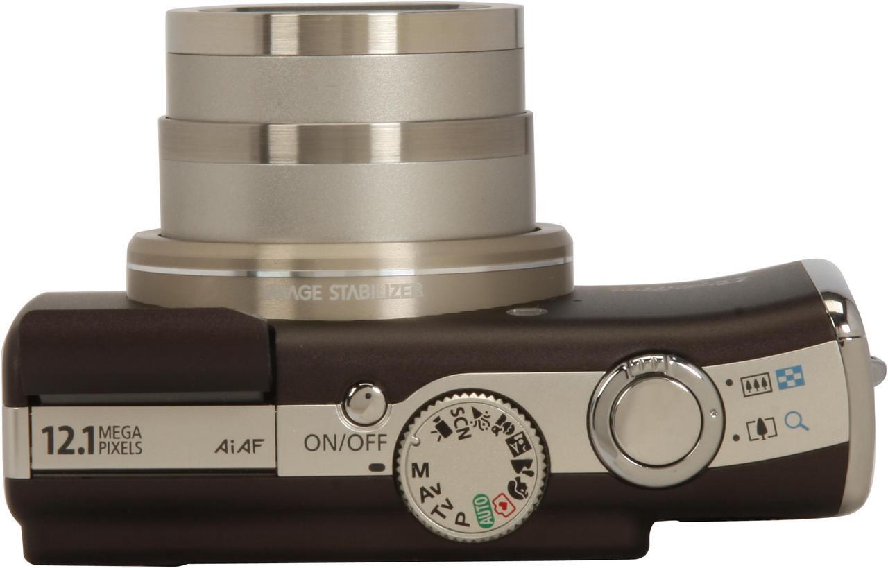 Alt view image 9 of 11 - Canon PowerShot SX200 IS Black 12.1 MP 12X Optical Zoom 28mm Wide Angle Digital Camera