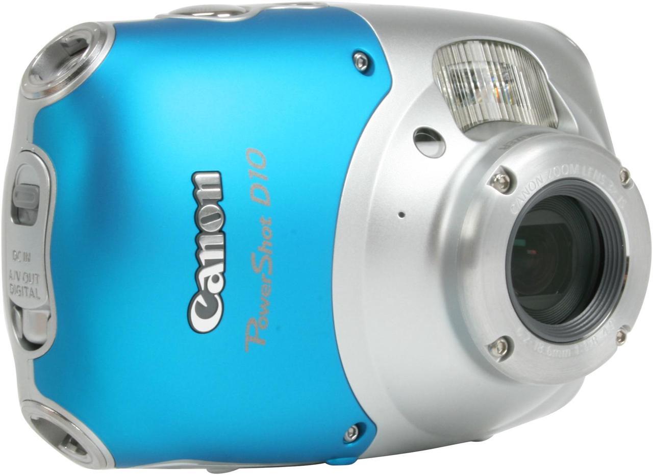 Alt view image 7 of 12 - Canon  PowerShot D10 12.1 MP Digital Camera – Shockproof/Freezeproof and Waterproof (Blue)