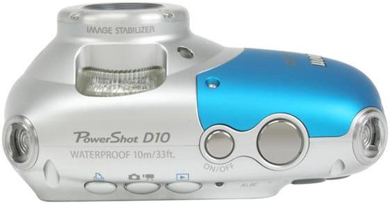 Alt view image 9 of 12 - Canon  PowerShot D10 12.1 MP Digital Camera – Shockproof/Freezeproof and Waterproof (Blue)