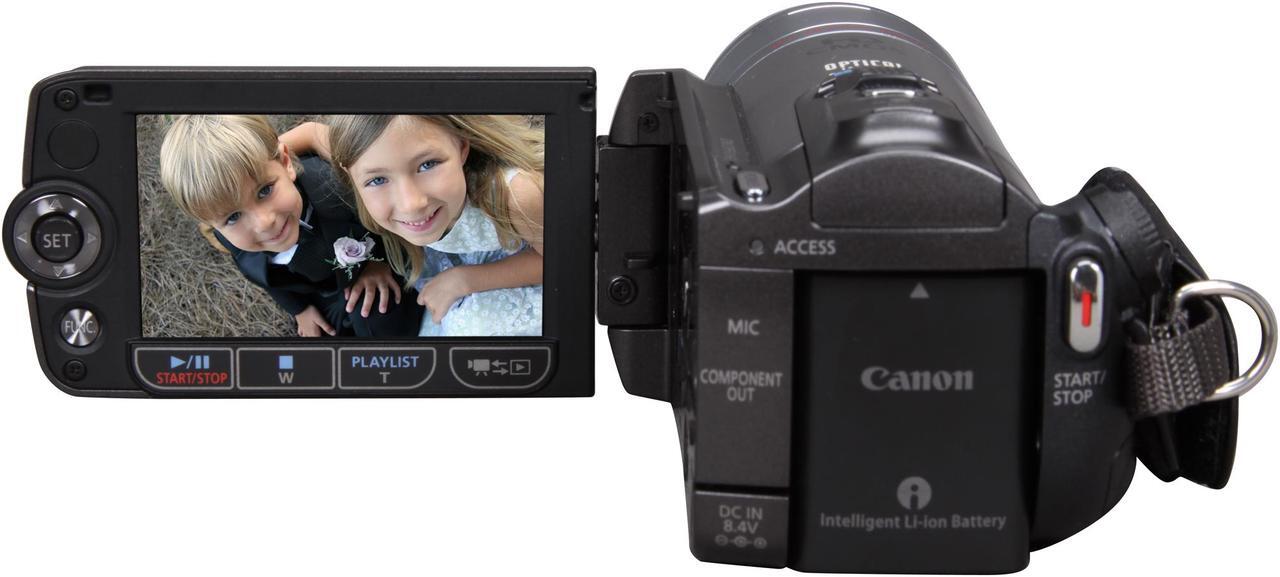 Alt view image 4 of 8 - Canon VIXIA HF200 1/4" CMOS 2.7" 211K LCD 15X Optical Zoom High Definition Flash Memory Camcorder