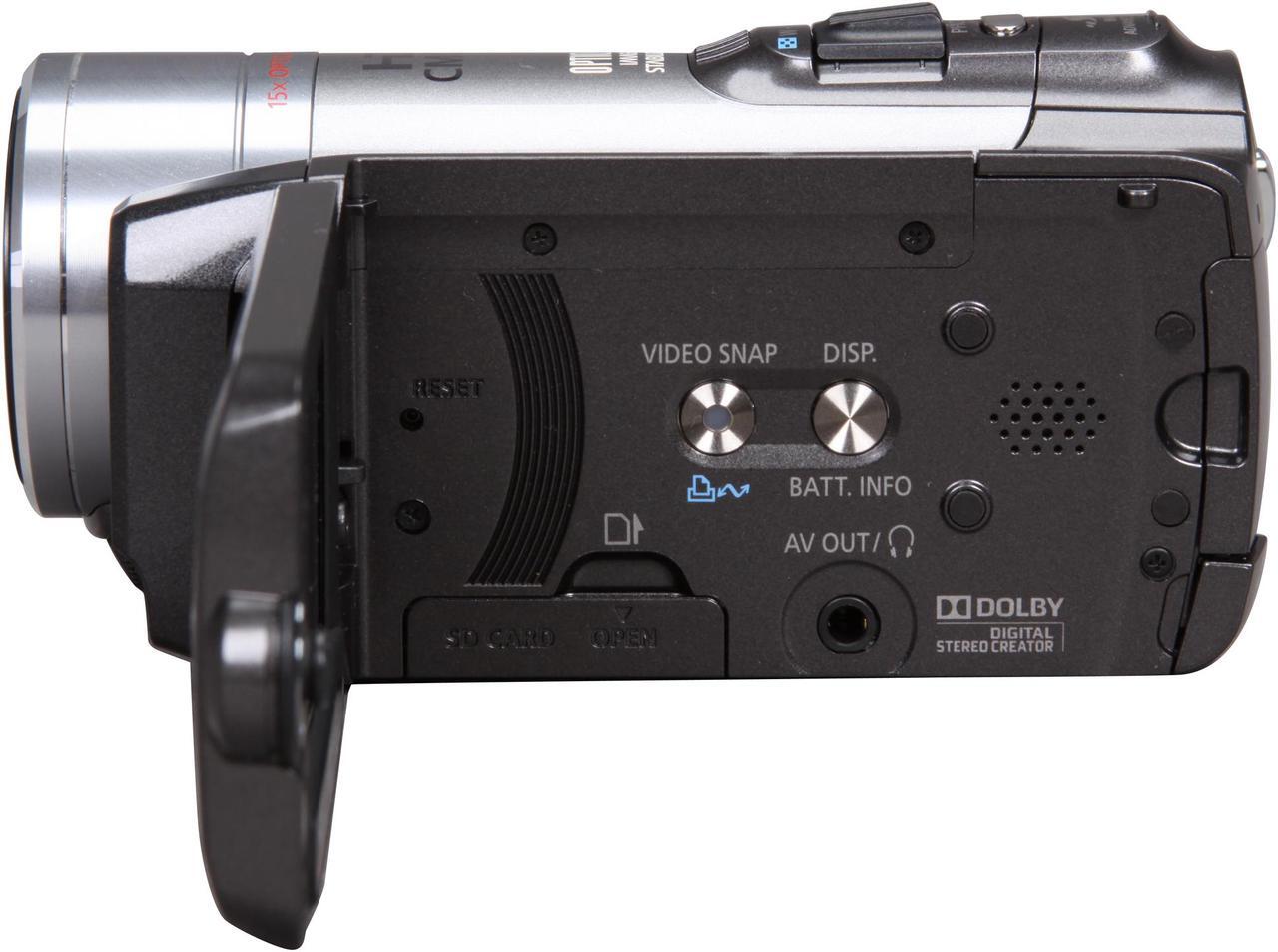 Alt view image 5 of 8 - Canon VIXIA HF200 1/4" CMOS 2.7" 211K LCD 15X Optical Zoom High Definition Flash Memory Camcorder