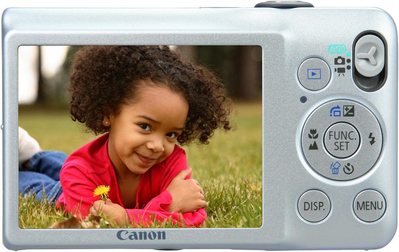 Alt view image 4 of 7 - Canon PowerShot SD1300 IS Silver 12.1 MP 4X Optical Zoom 28mm Wide Angle Digital Camera