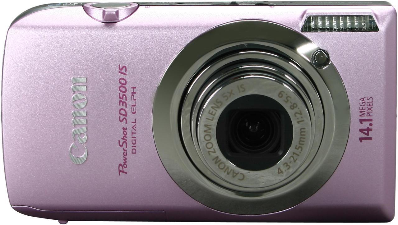 Alt view image 2 of 7 - Canon PowerShot SD3500 IS Pink 14.1 MP 5X Optical Zoom 24mm Wide Angle Digital Camera