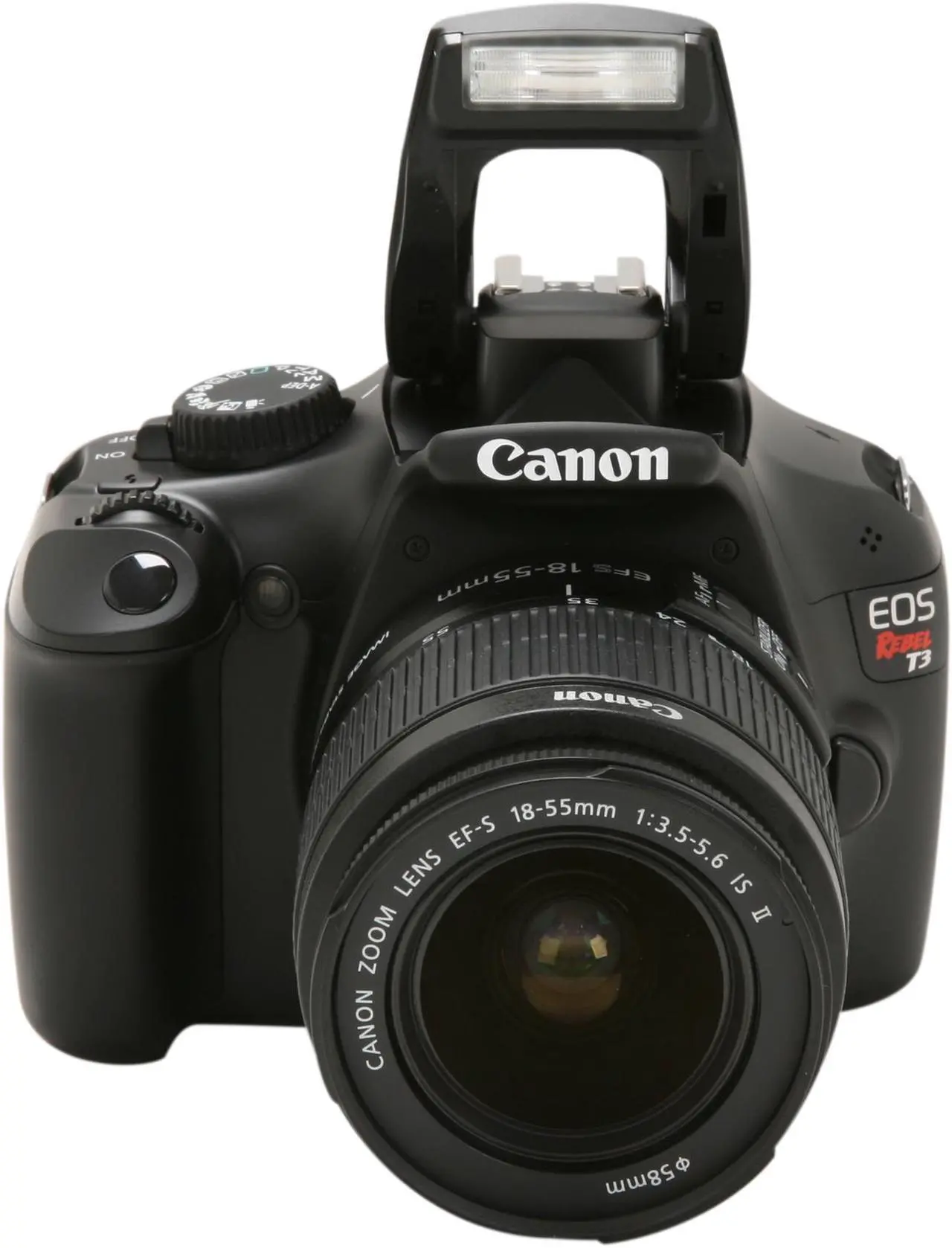 Alt view image 6 of 9 - Canon EOS REBEL T3 5157B002 Black 12.2 MP Digital SLR Camera with EF-S 18-55mm Lens
