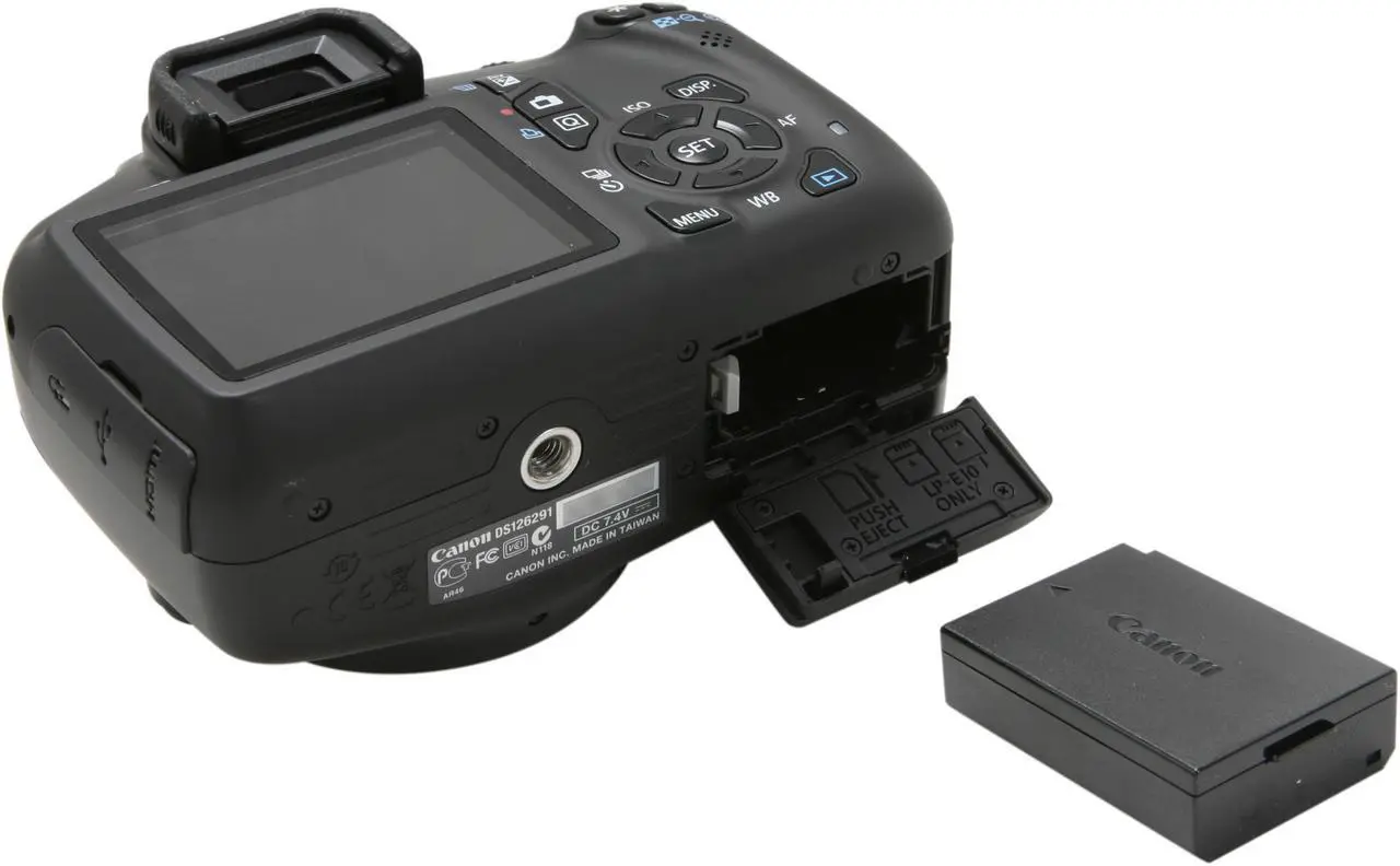 Alt view image 8 of 9 - Canon EOS REBEL T3 5157B002 Black 12.2 MP Digital SLR Camera with EF-S 18-55mm Lens