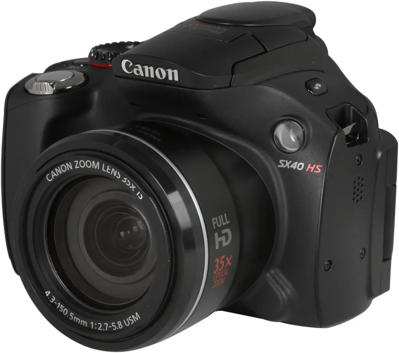 Main image of Canon PowerShot SX40 HS Black 12.1 MP 35X Optical Zoom 24mm Wide Angle Digital Camera