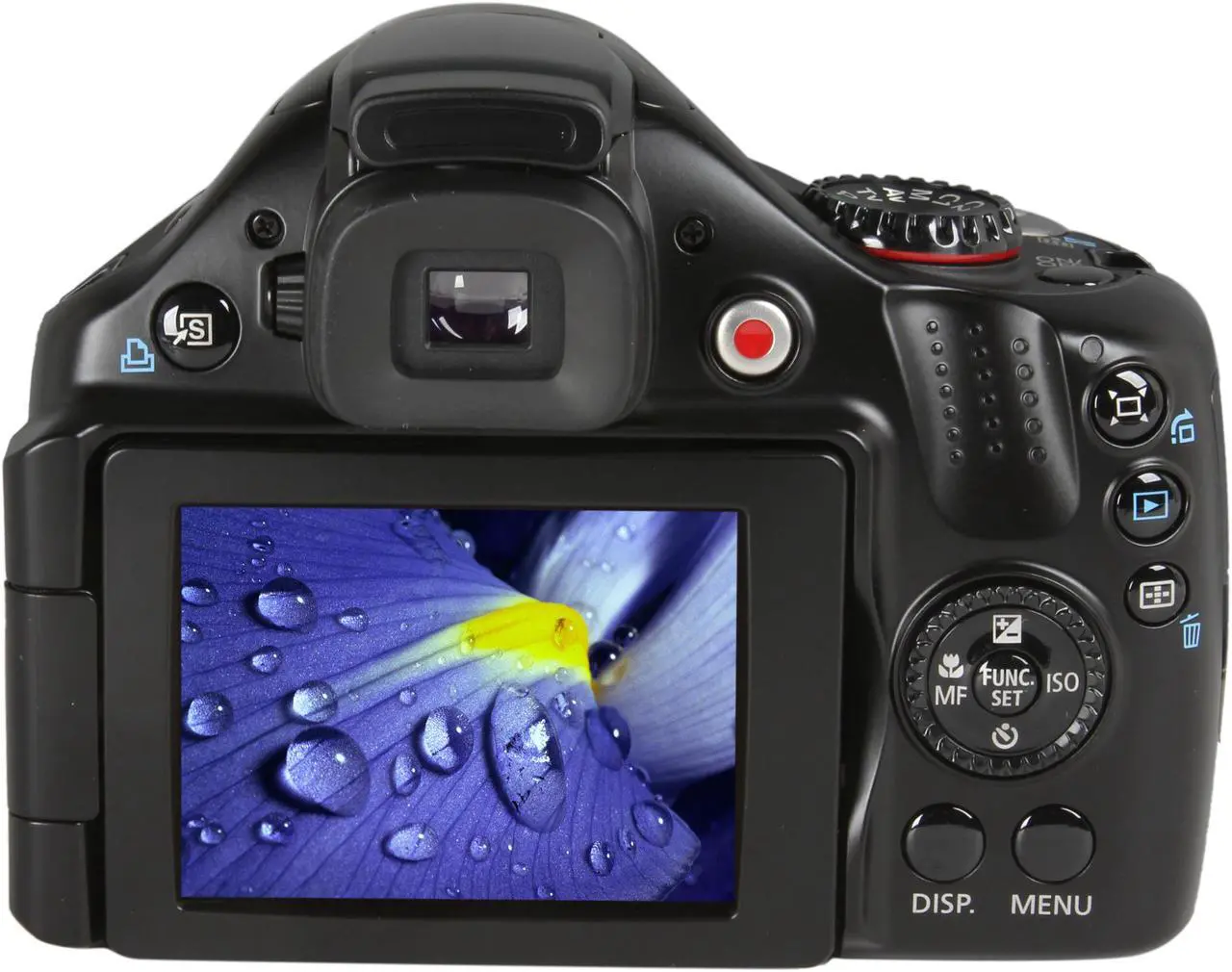 Alt view image 4 of 11 - Canon PowerShot SX40 HS Black 12.1 MP 35X Optical Zoom 24mm Wide Angle Digital Camera
