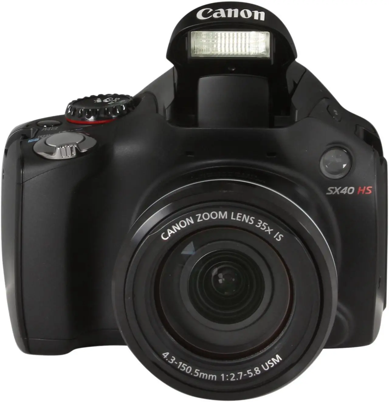 Alt view image 6 of 11 - Canon PowerShot SX40 HS Black 12.1 MP 35X Optical Zoom 24mm Wide Angle Digital Camera