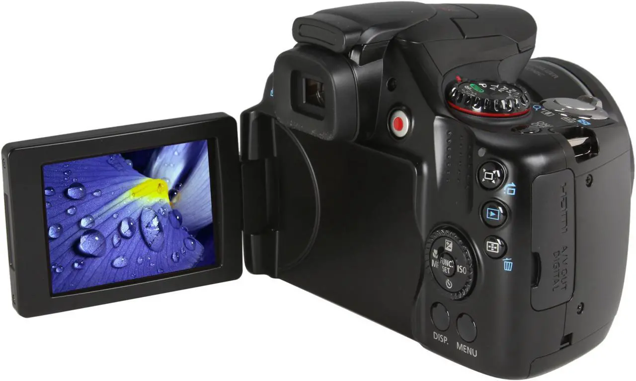 Alt view image 8 of 11 - Canon PowerShot SX40 HS Black 12.1 MP 35X Optical Zoom 24mm Wide Angle Digital Camera
