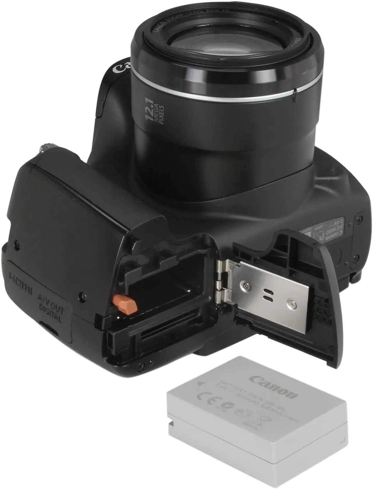 Alt view image 10 of 11 - Canon PowerShot SX40 HS Black 12.1 MP 35X Optical Zoom 24mm Wide Angle Digital Camera