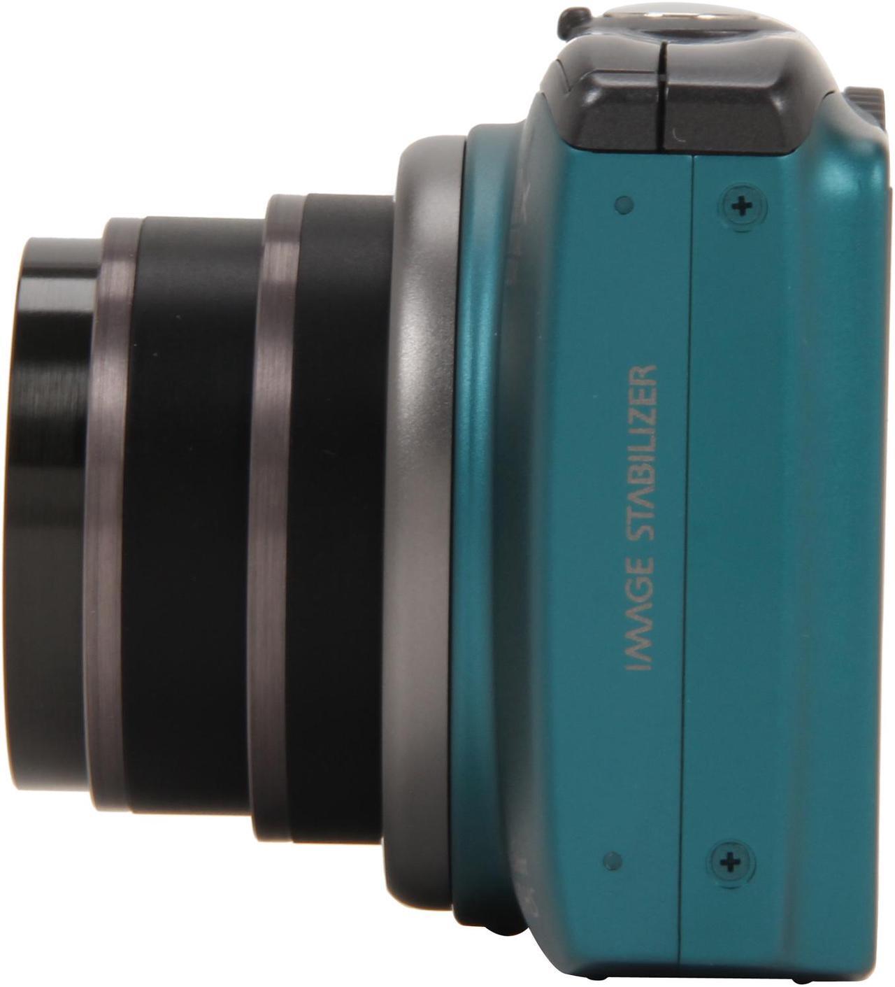 Alt view image 3 of 8 - Canon PowerShot SX260 HS Green 12.1 MP 20X Optical Zoom 25mm Wide Angle Digital Camera HDTV Output