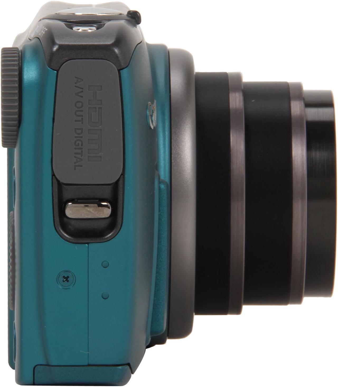 Alt view image 5 of 8 - Canon PowerShot SX260 HS Green 12.1 MP 20X Optical Zoom 25mm Wide Angle Digital Camera HDTV Output