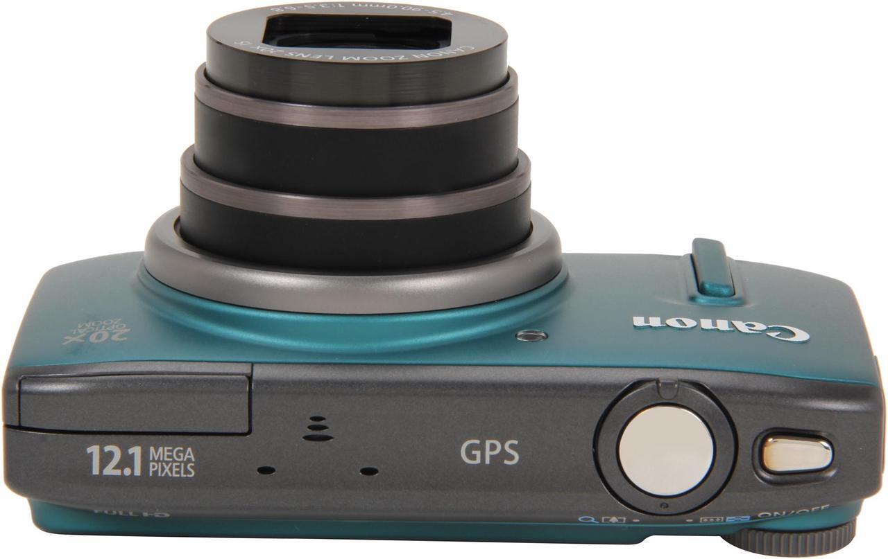 Alt view image 6 of 8 - Canon PowerShot SX260 HS Green 12.1 MP 20X Optical Zoom 25mm Wide Angle Digital Camera HDTV Output