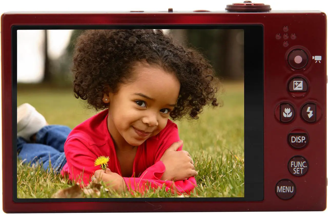 Alt view image 4 of 8 - Canon ELPH 520 HS Red 10.1 MP 12X Optical Zoom 28mm Wide Angle Digital Camera HDTV Output