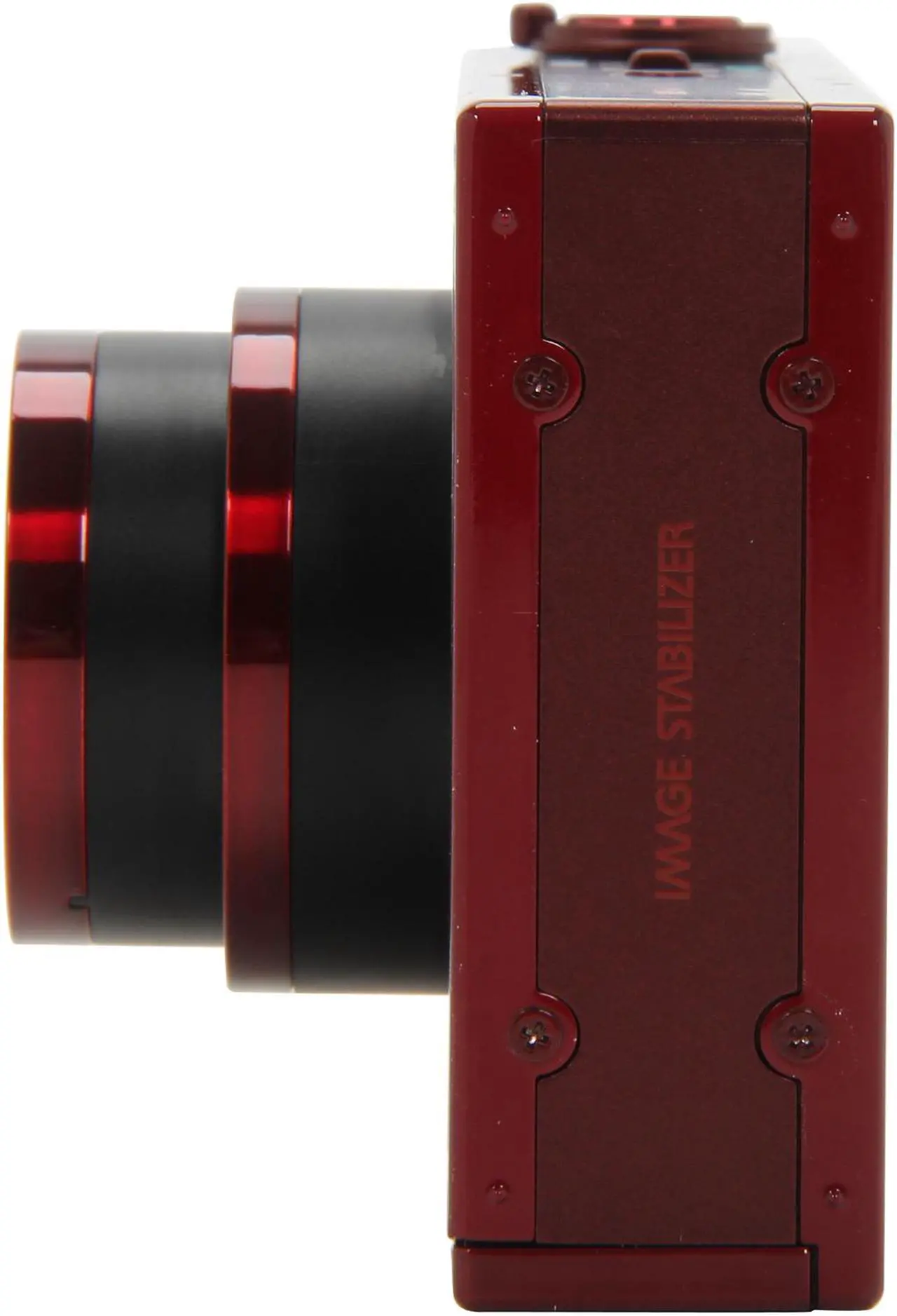 Alt view image 5 of 8 - Canon ELPH 520 HS Red 10.1 MP 12X Optical Zoom 28mm Wide Angle Digital Camera HDTV Output