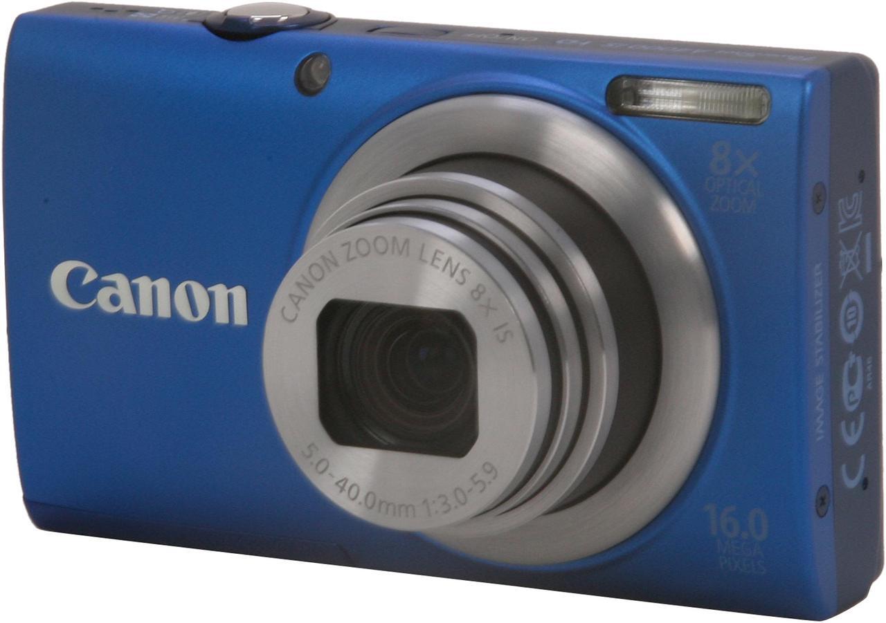 Main image of Canon PowerShot A4000 IS Blue 16.0 MP 8X Optical Zoom 28mm Wide Angle Digital Camera