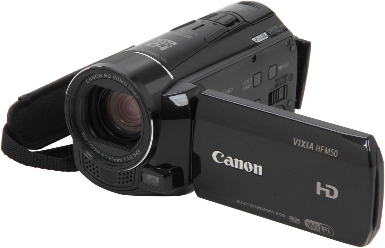 Main image of Canon VIXIA HF M50 (6094B001) Black 1/3" CMOS 3.0" 230K Touch LCD 10X Optical Zoom Full HD Flash Memory Camcorder