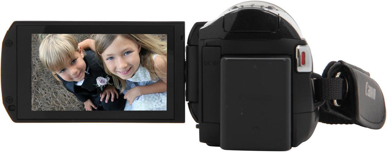 Alt view image 4 of 8 - Canon VIXIA HF M50 (6094B001) Black 1/3" CMOS 3.0" 230K Touch LCD 10X Optical Zoom Full HD Flash Memory Camcorder