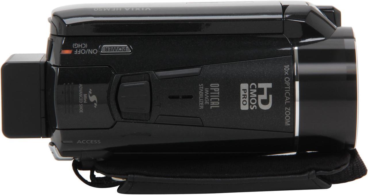 Alt view image 6 of 8 - Canon VIXIA HF M50 (6094B001) Black 1/3" CMOS 3.0" 230K Touch LCD 10X Optical Zoom Full HD Flash Memory Camcorder