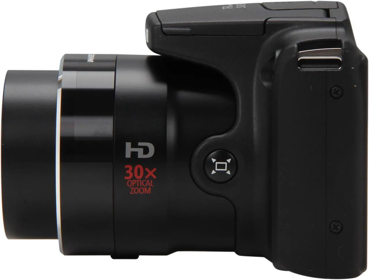 Alt view image 5 of 9 - Canon PowerShot SX500 IS Black Approx. 16.0 MP 30X Optical Zoom 24mm Wide Angle Digital Camera HDTV Output