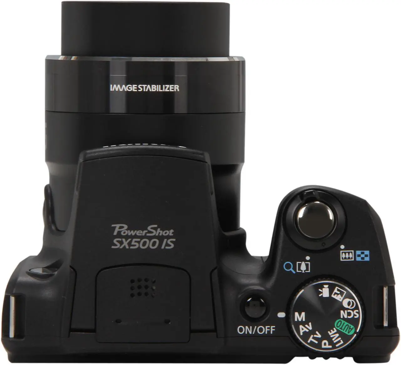 Alt view image 6 of 9 - Canon PowerShot SX500 IS Black Approx. 16.0 MP 30X Optical Zoom 24mm Wide Angle Digital Camera HDTV Output