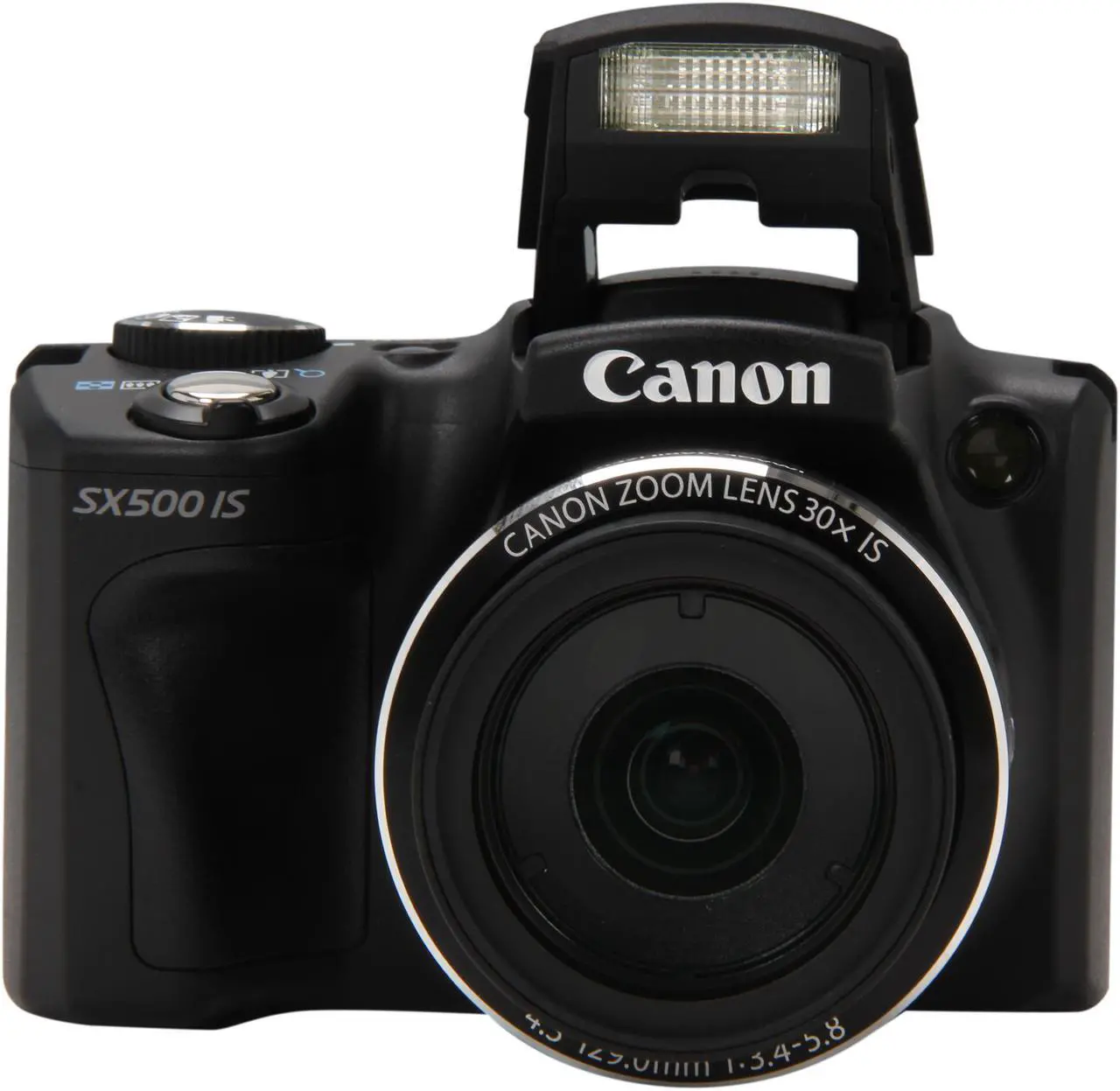 Alt view image 8 of 9 - Canon PowerShot SX500 IS Black Approx. 16.0 MP 30X Optical Zoom 24mm Wide Angle Digital Camera HDTV Output
