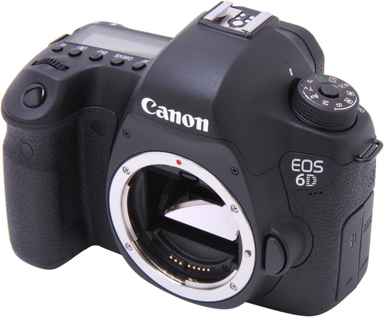Main image of Canon EOS 6D (8035B002) Digital SLR Cameras Black Approx. 20.2 MP Digital SLR Camera - Body Only