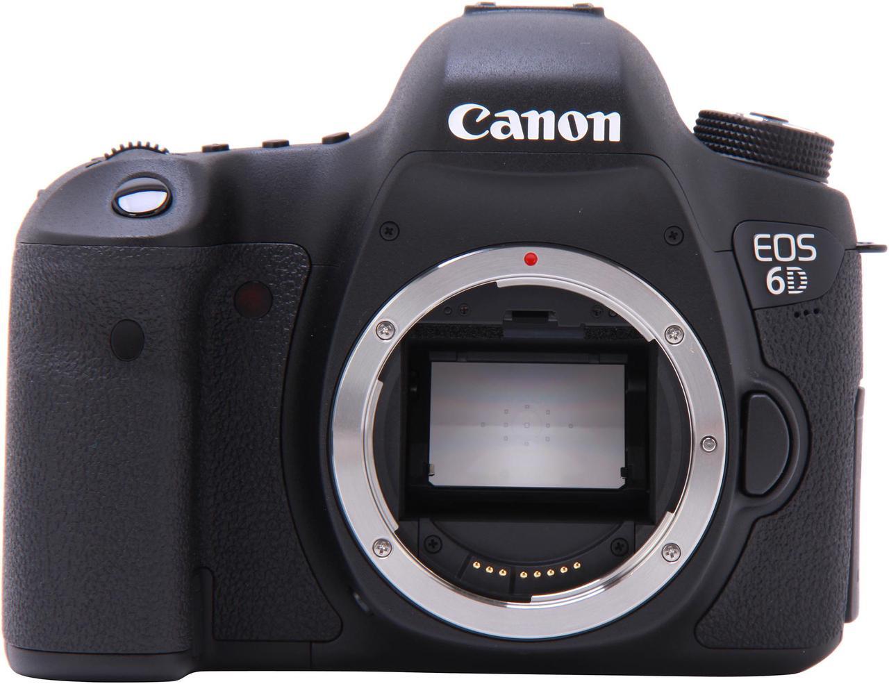 Alt view image 2 of 9 - Canon EOS 6D (8035B002) Digital SLR Cameras Black Approx. 20.2 MP Digital SLR Camera - Body Only
