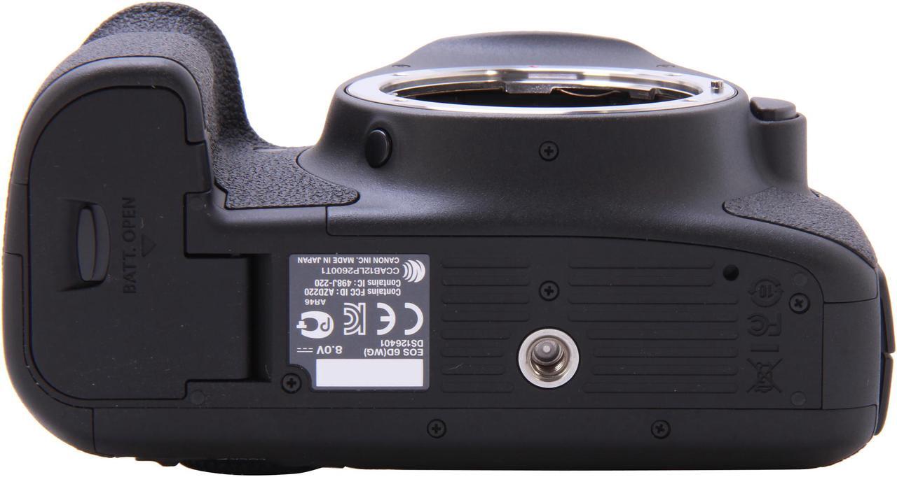 Alt view image 8 of 9 - Canon EOS 6D (8035B002) Digital SLR Cameras Black Approx. 20.2 MP Digital SLR Camera - Body Only