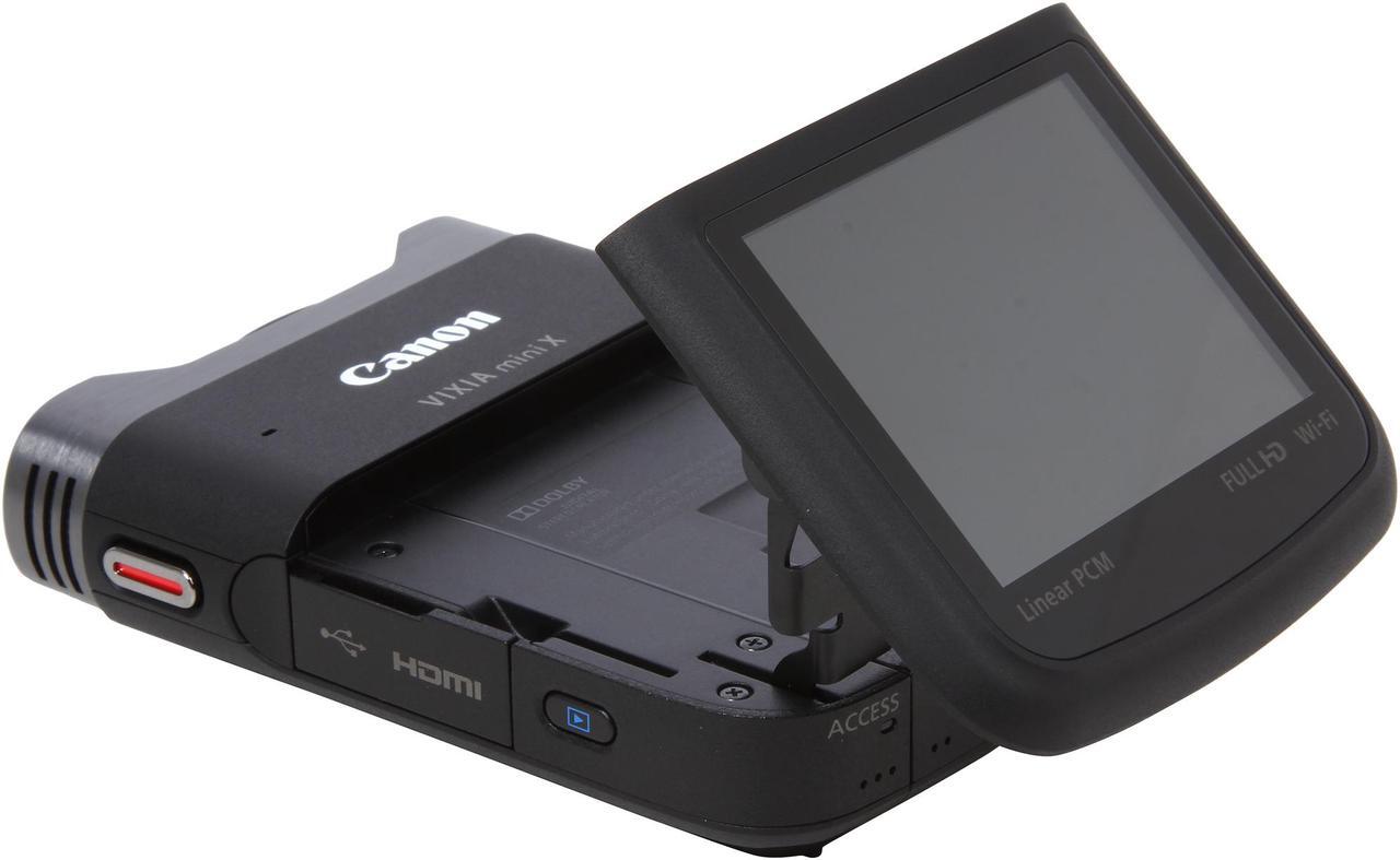 Alt view image 9 of 10 - Canon VIXIA mini X 9114B002 Black 1/2.3" CMOS 2.7" 230K Touch LCD Full HD HDD/Flash Memory Camcorder