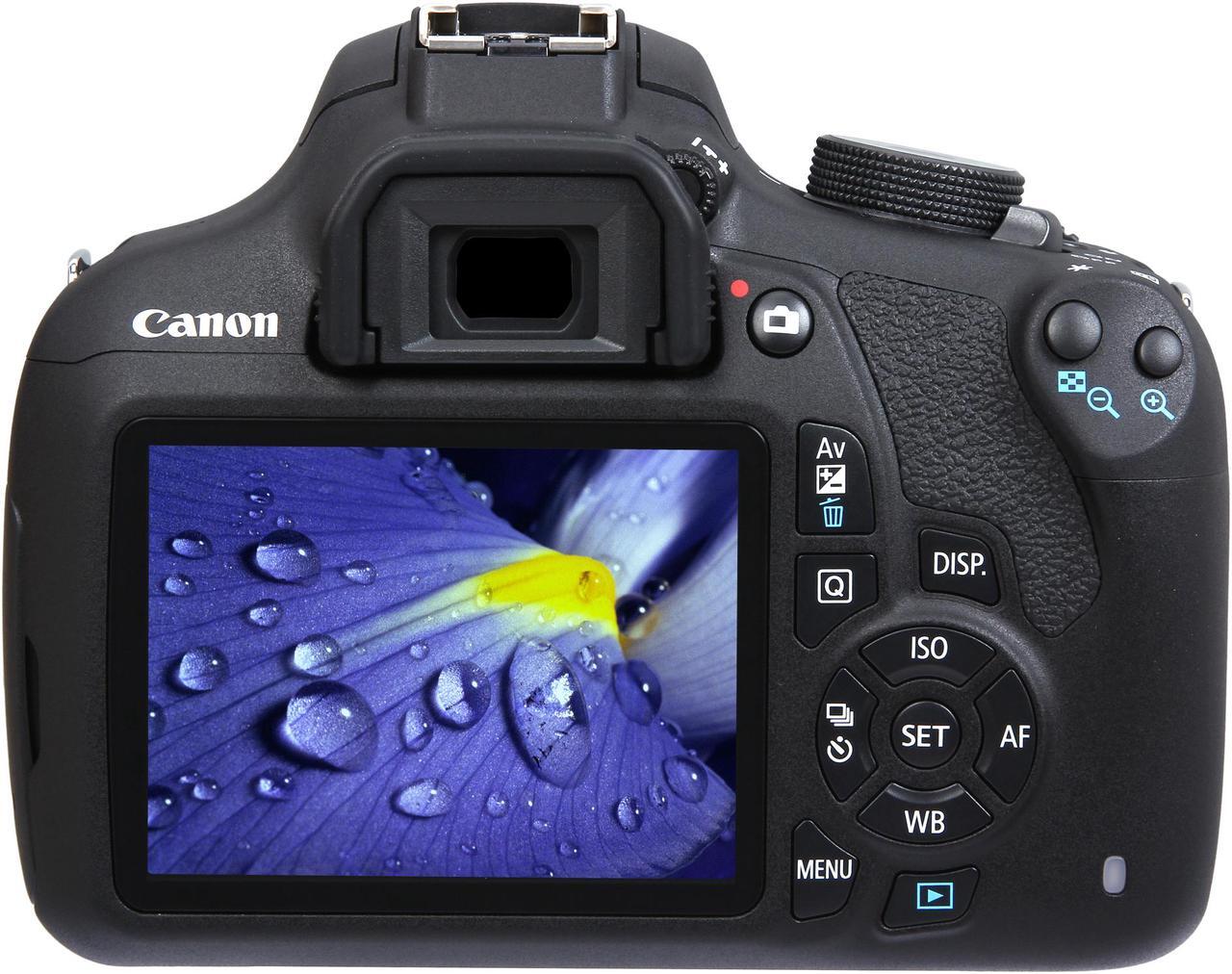 Alt view image 5 of 9 - Canon Rebel T5 9126B003 Black 18.0MP Digital SLR Camera w/ EF-S 18-55mm IS II Lens