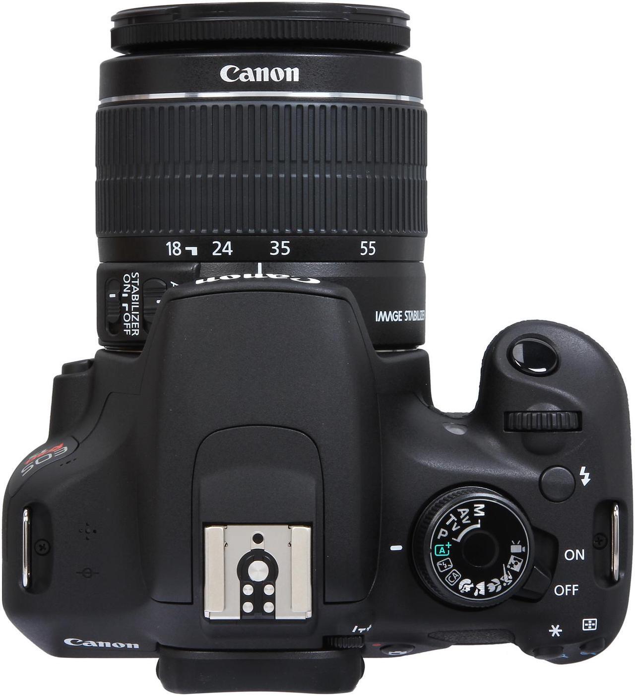 Alt view image 7 of 9 - Canon Rebel T5 9126B003 Black 18.0MP Digital SLR Camera w/ EF-S 18-55mm IS II Lens