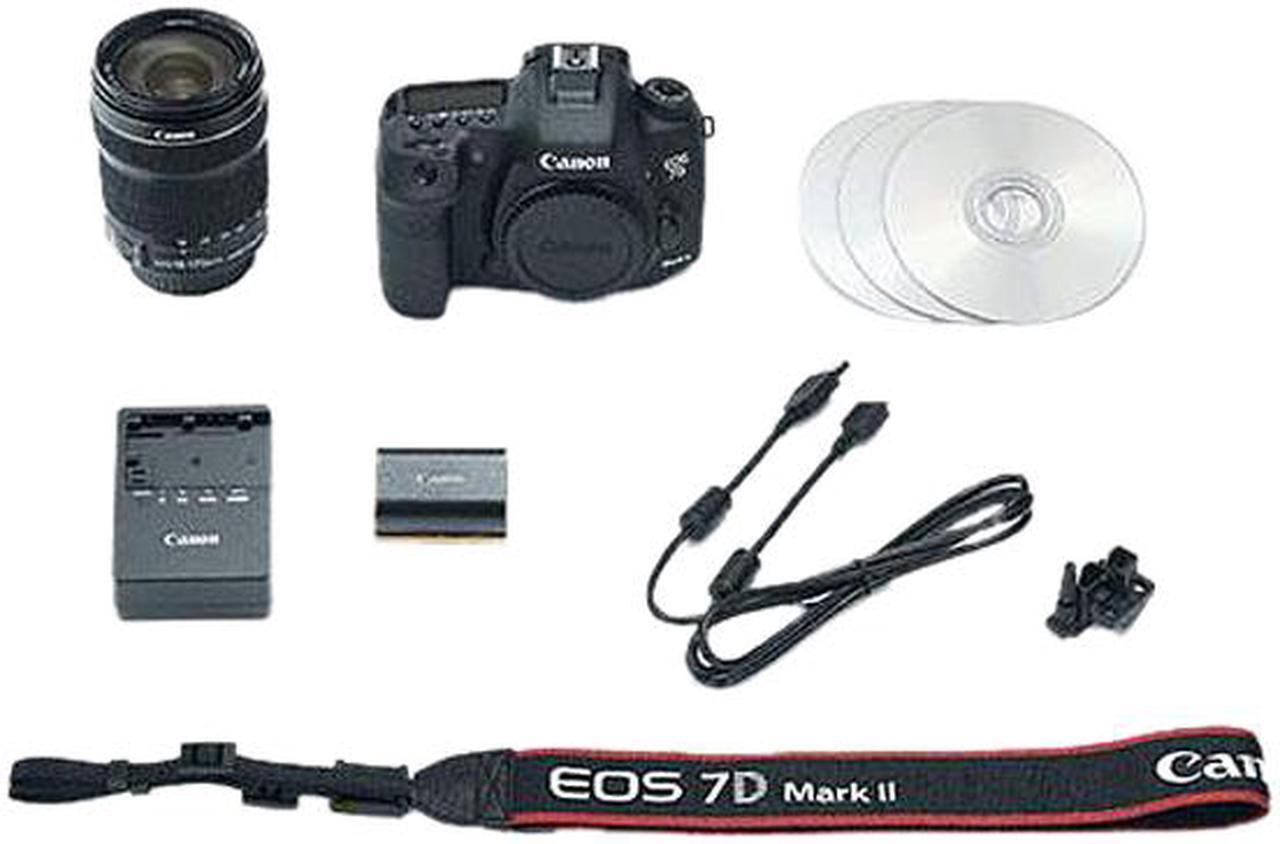 Alt view image 5 of 5 - Canon EOS 7D Mark II 9128B016 Black 20.2 MP Digital SLR Camera with 18-135mm Lens