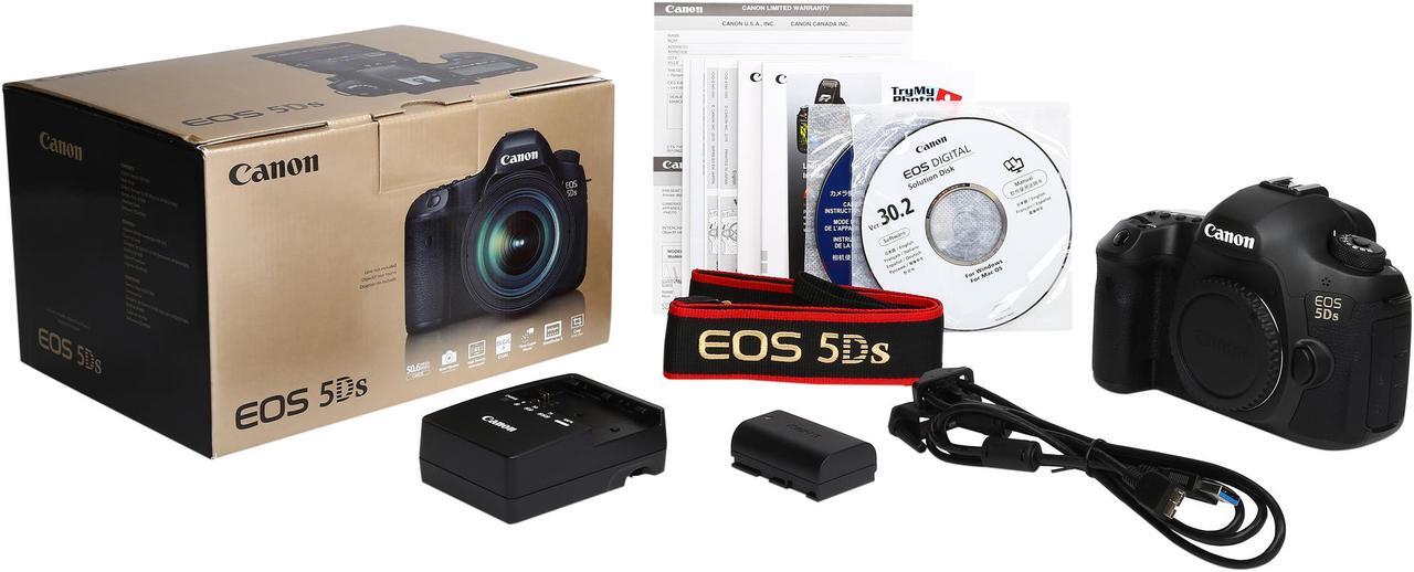 Alt view image 9 of 8 - Canon EOS 5DS 0581C002 Black 50.60 MP Digital SLR Camera Body