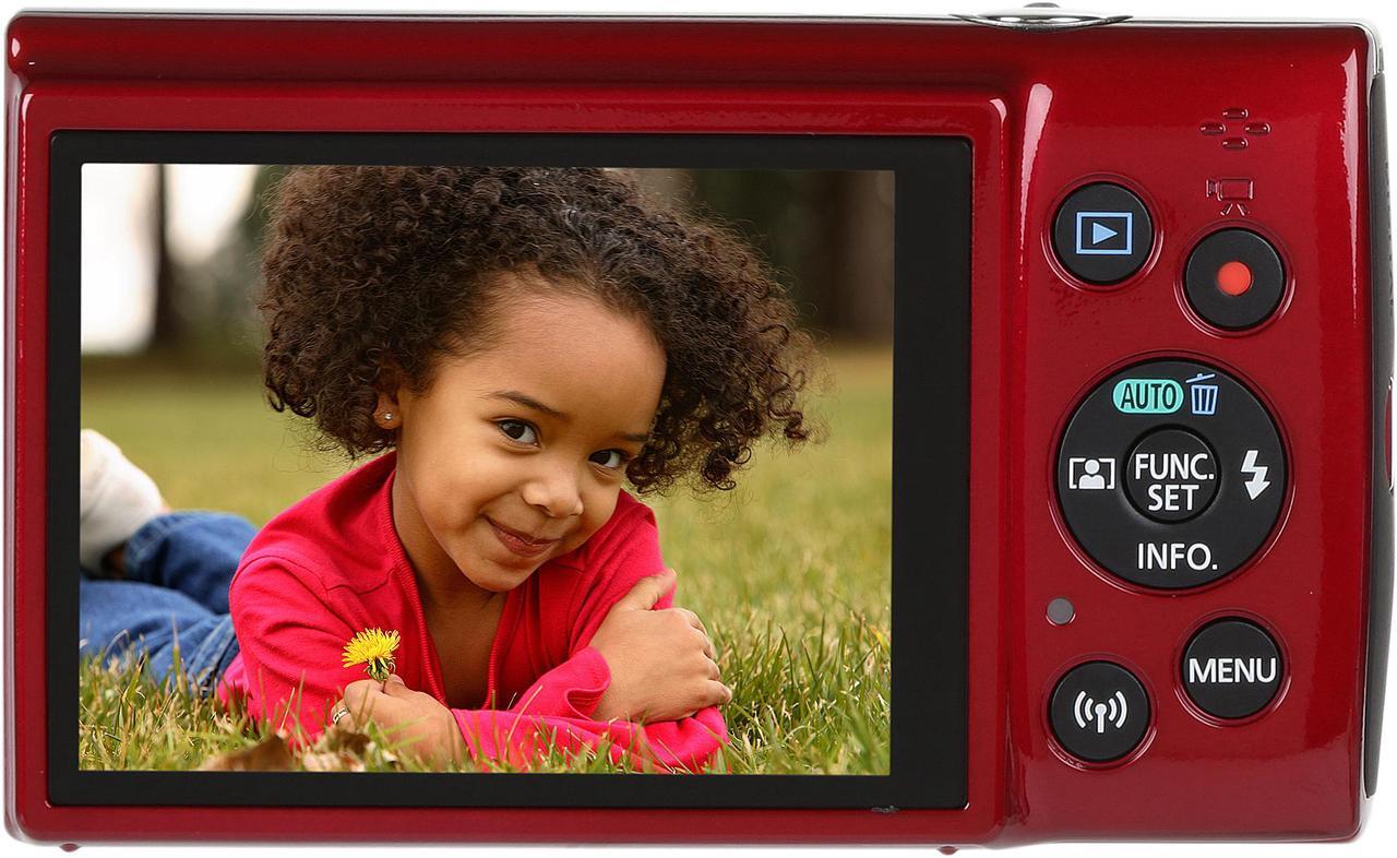 Alt view image 5 of 8 - Canon PowerShot ELPH 190 IS Digital Camera - Red