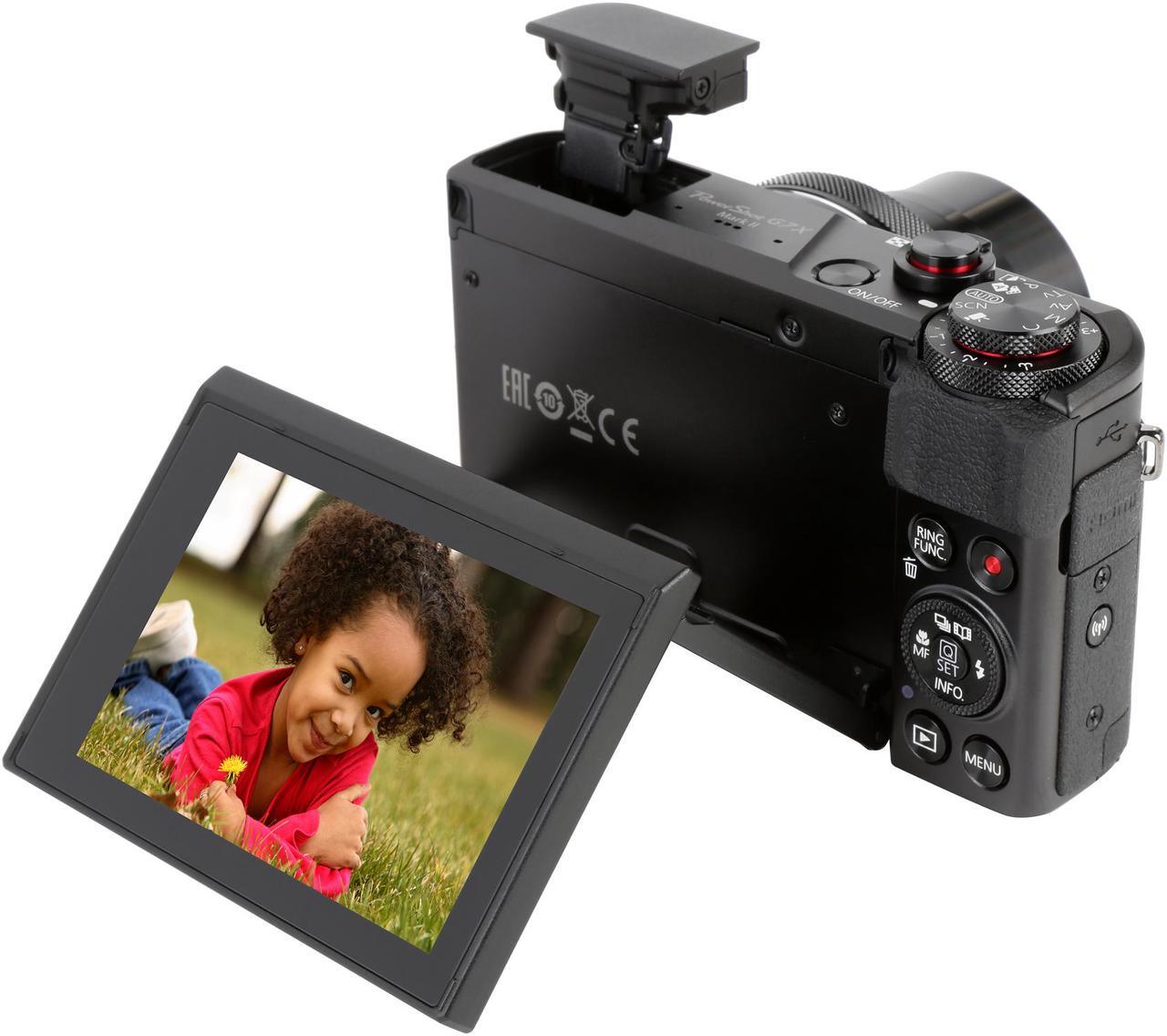 Alt view image 9 of 10 - Canon PowerShot Digital Camera G7 X Mark II- Black