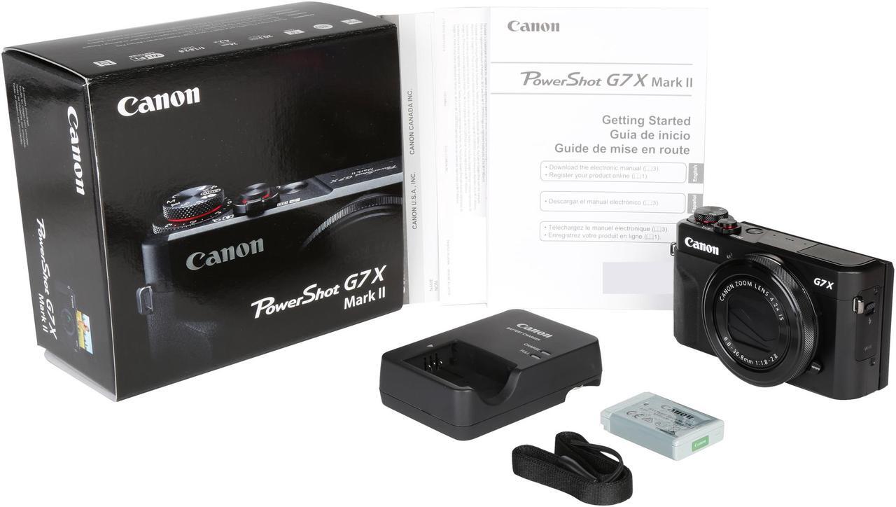 Alt view image 11 of 10 - Canon PowerShot Digital Camera G7 X Mark II- Black