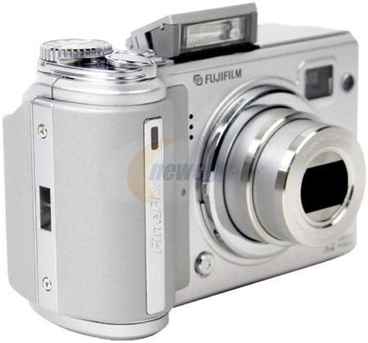 Alt view image 2 of 10 - FUJIFILM FinePix E510 Silver 5.2MP 3.2X Optical Zoom 28mm Wide Angle Digital Camera