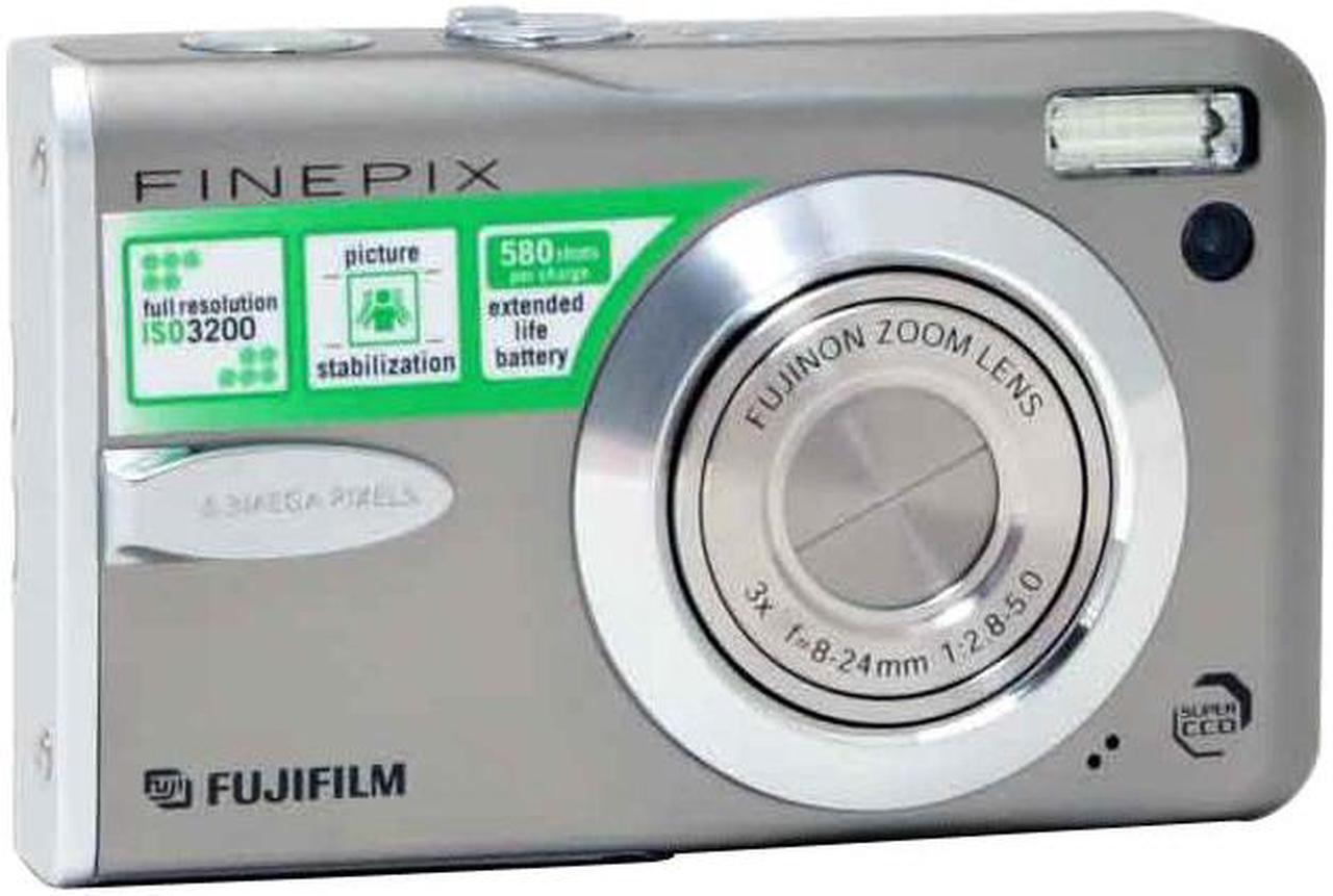Alt view image 3 of 11 - FUJIFILM FinePix F30 Silver 6.3MP 3X Optical Zoom Digital Camera