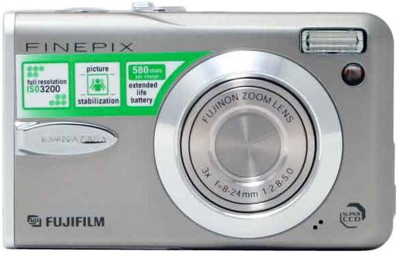 Alt view image 5 of 11 - FUJIFILM FinePix F30 Silver 6.3MP 3X Optical Zoom Digital Camera
