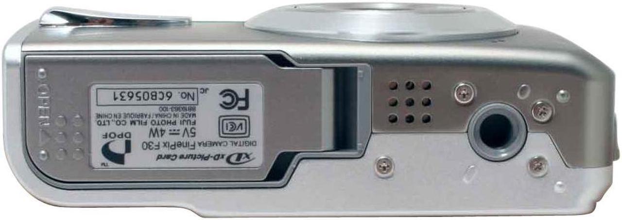 Alt view image 8 of 11 - FUJIFILM FinePix F30 Silver 6.3MP 3X Optical Zoom Digital Camera