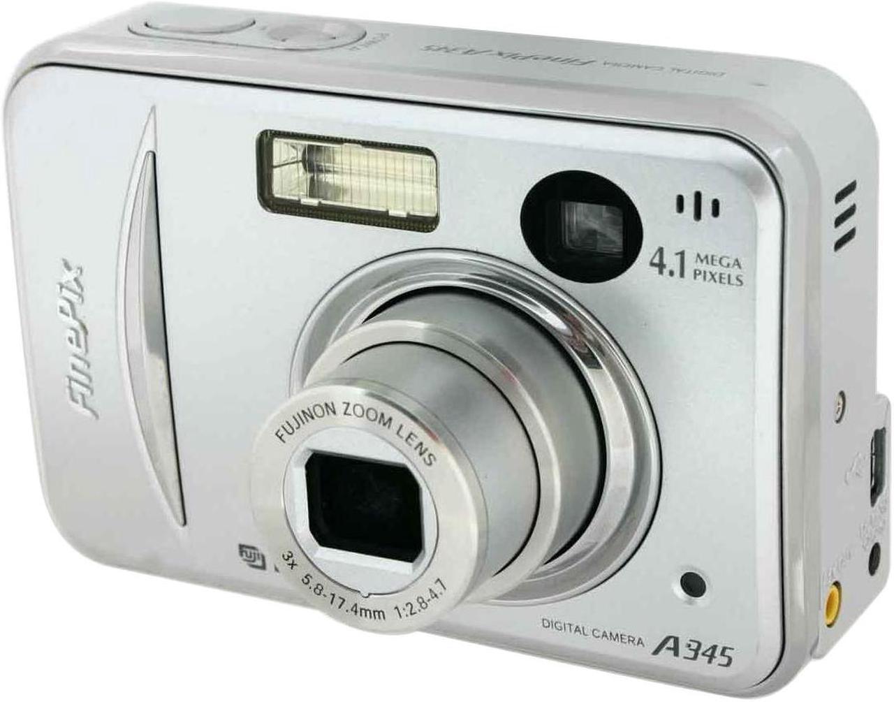 Alt view image 2 of 8 - FUJIFILM FinePix A345 Silver 4.1 MP 3X Optical Zoom Digital Camera