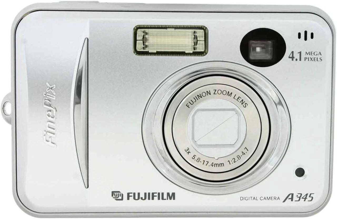 Alt view image 3 of 8 - FUJIFILM FinePix A345 Silver 4.1 MP 3X Optical Zoom Digital Camera