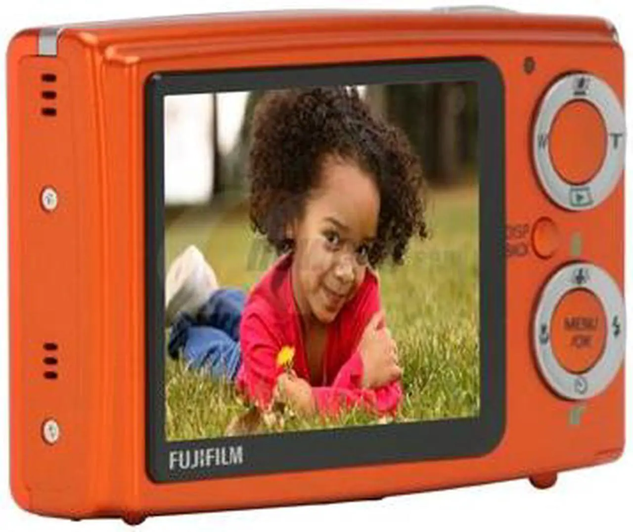 Alt view image 3 of 12 - FUJIFILM FinePix Z10fd Orange 7.24 MP 3X Optical Zoom Digital Camera
