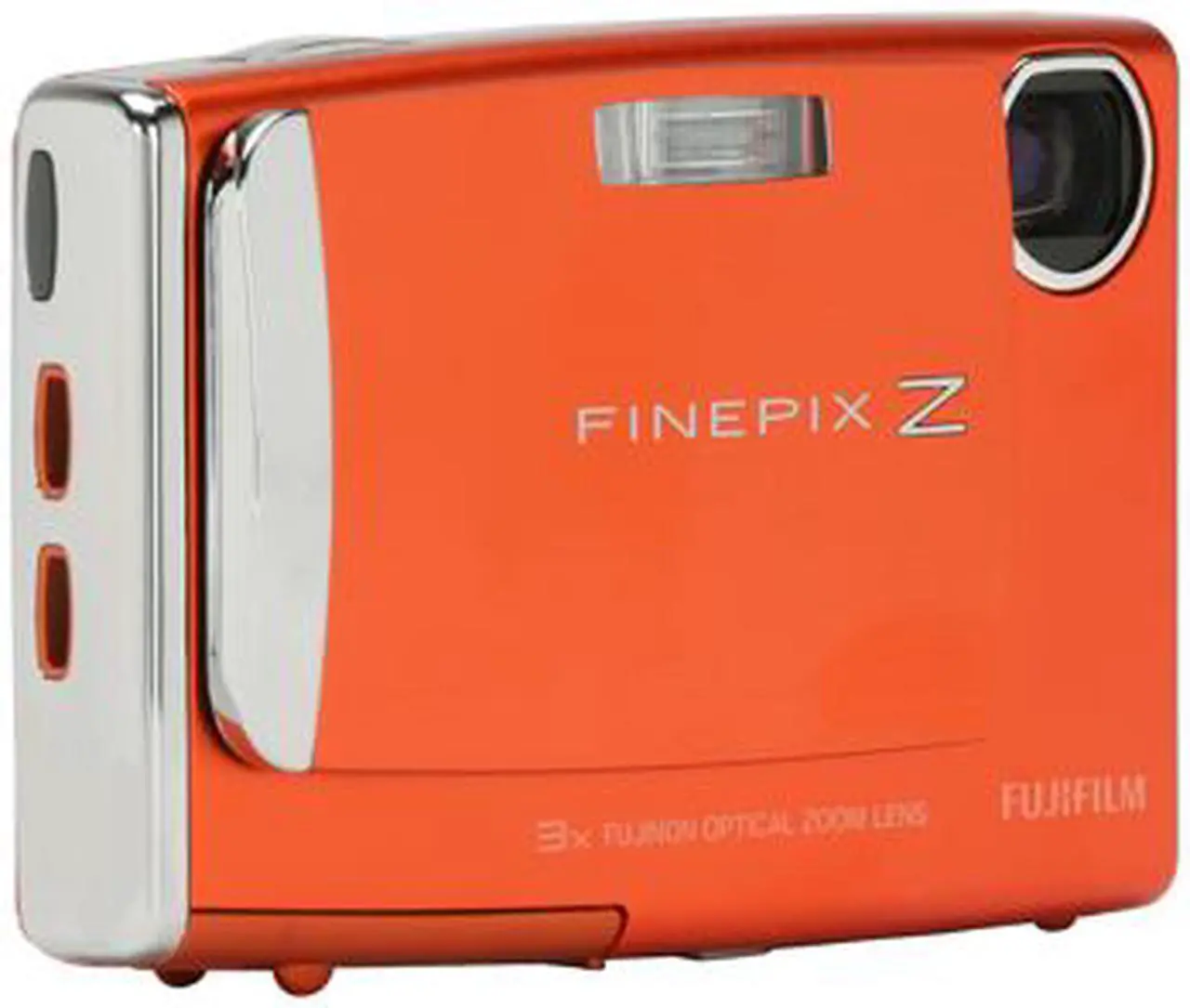 Alt view image 7 of 12 - FUJIFILM FinePix Z10fd Orange 7.24 MP 3X Optical Zoom Digital Camera