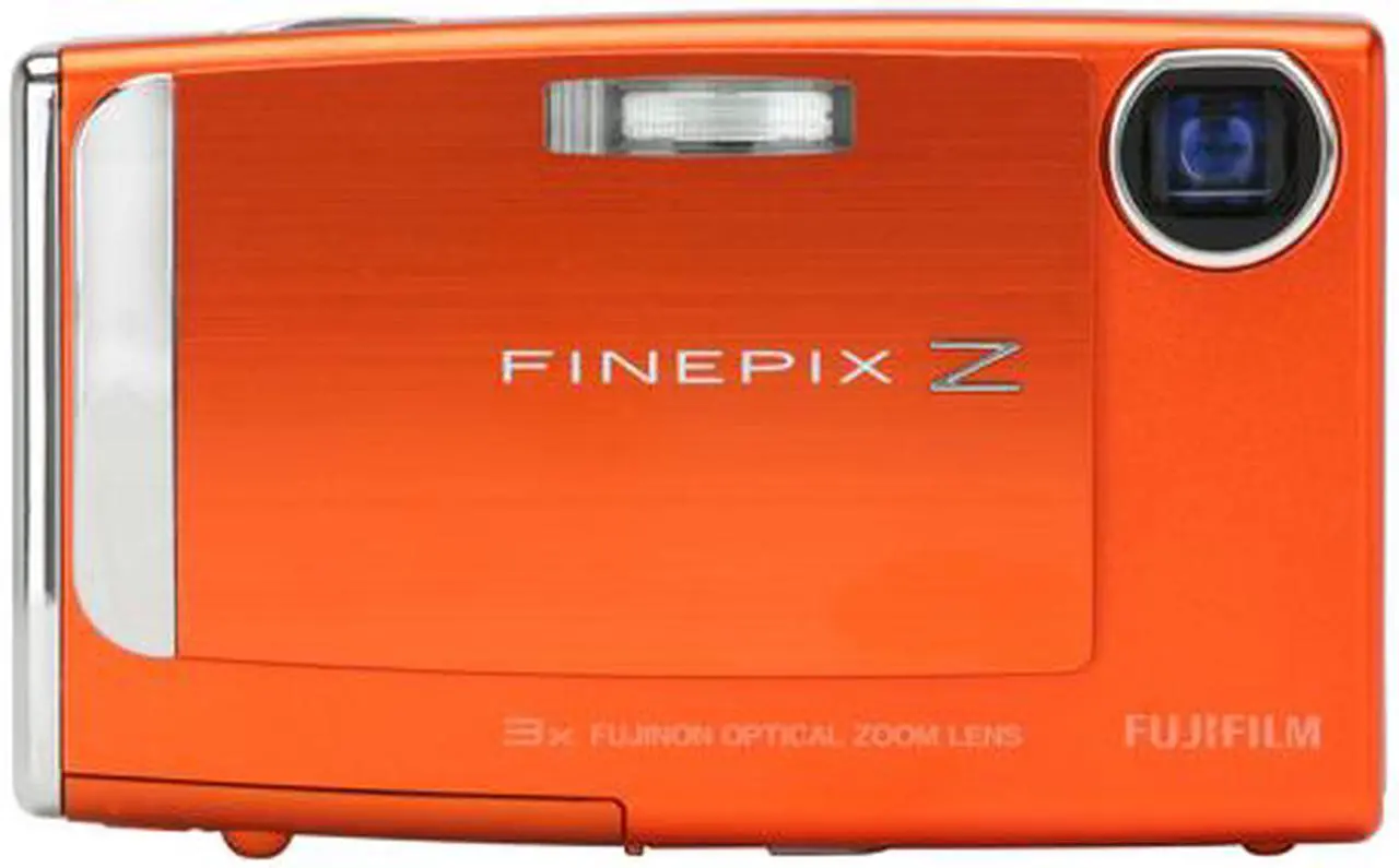 Alt view image 8 of 12 - FUJIFILM FinePix Z10fd Orange 7.24 MP 3X Optical Zoom Digital Camera