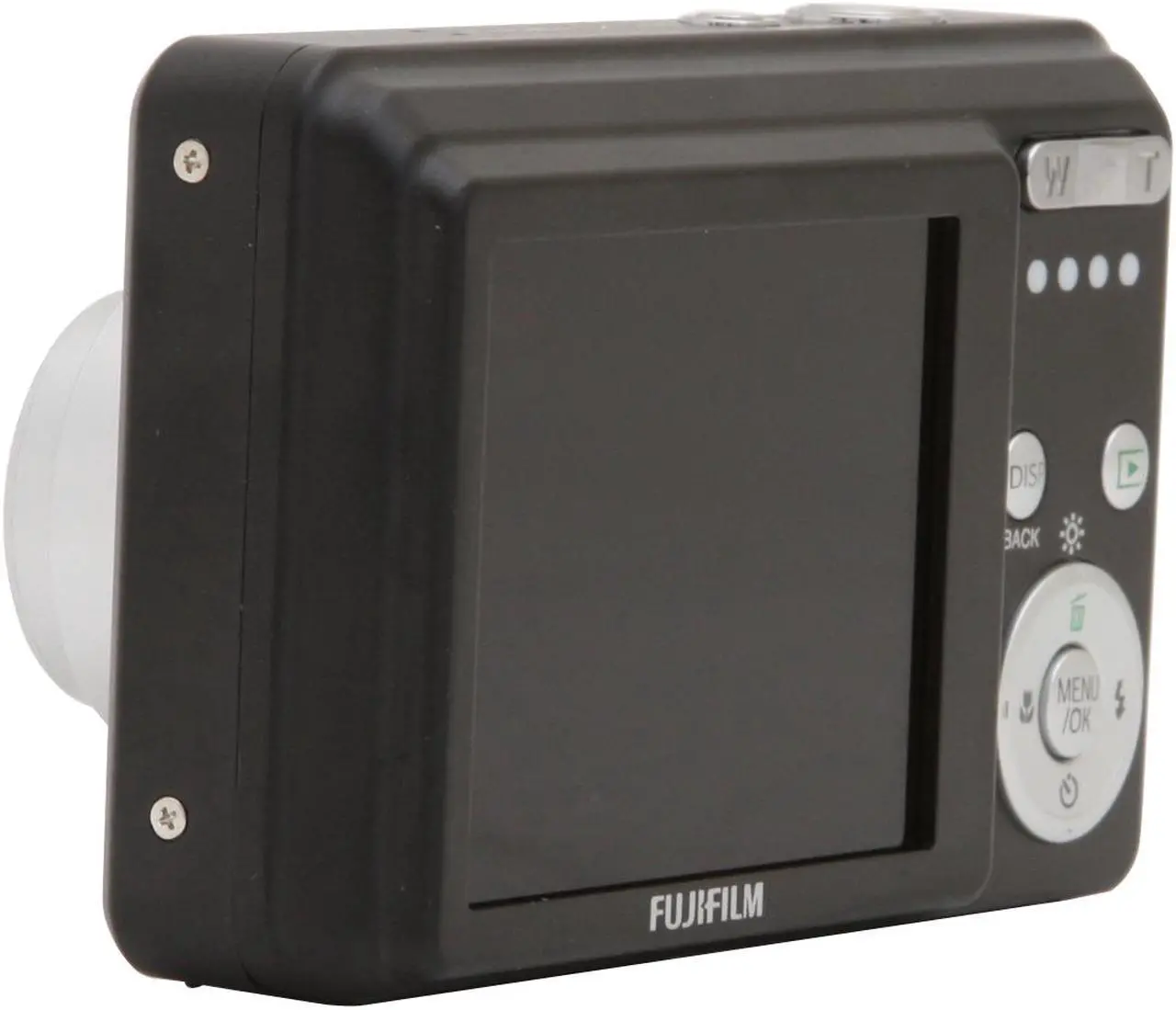 Alt view image 3 of 11 - FUJIFILM FinePix J10 Black 8.0 MP 3X Optical Zoom Digital Camera